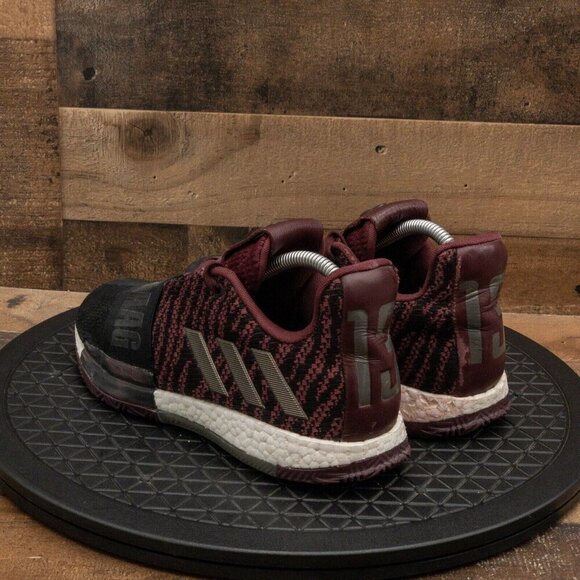 ADIDAS JAMES HARDEN VOL. 3 PLAYOFF MARO MENS ATHLETIC SHOES BASKETBALL SIZE 7 - Picture 6 of 9
